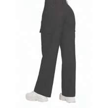 Pantalón Cargo Negro - Negro - Ver 2