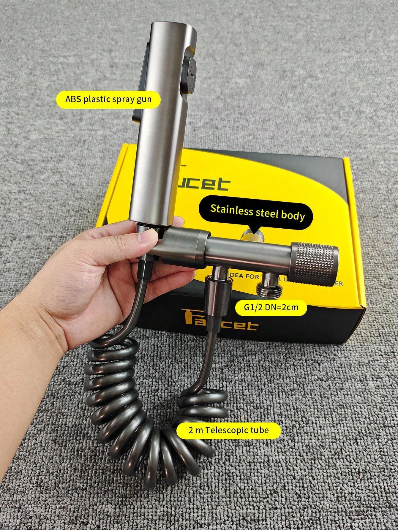 Tubo Da Giardino In Acciaio Inox 30,5 M Con Ugello 10 Funzioni - Antigroviglio, Leggero, Resistente A Forature E Morsi, Con Connettori Per Estensione