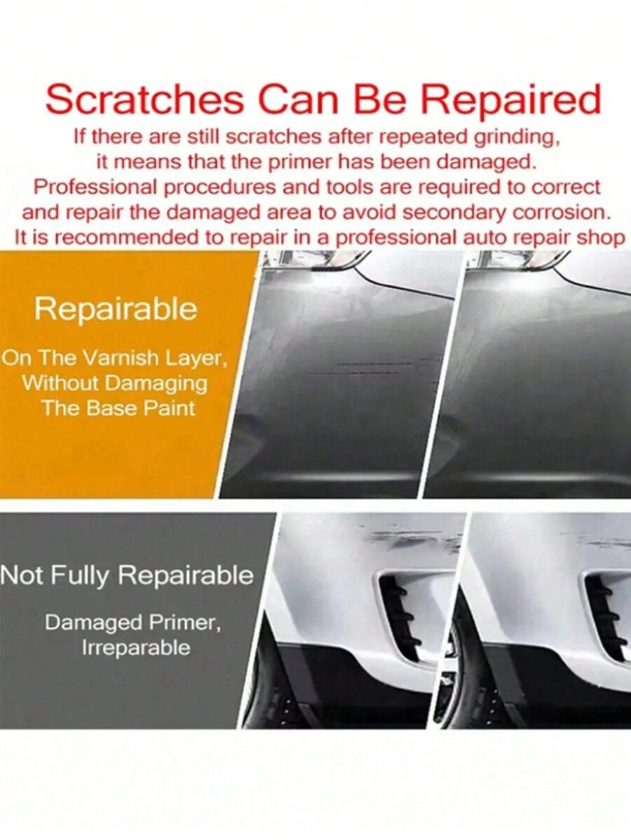 Car Paint Repair Pen, Quick Touch Up Paint Scratch Remover, Car Beauty