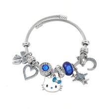 Sanrio 1Pc Kitten Cat Bracelet, Creative Bracelet, Sweet Gift For Women, Best Birthday Gift, Valentine's Day Gift, Party Gift