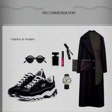 Skechers D'lites Vintage Black & White Panda Sneakers, Casual Shoes With Height Increase & Slimming