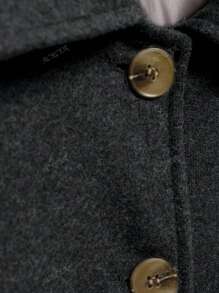Women's Fashionable And Casual French Style Design Single Breasted Short Style With A Loose Collar Woolen Coat