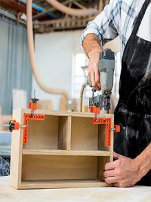 3-Inch 6pcs, 4-Inch 4pcs, 6pcs Clamps Woodworking 90 Degree Square Ruler Set, Home Decor DIY Tools, Suitable For Making Frames, Cabinets, Boxes, Christmas Manual Tool Set/Holiday Party Woodworking Tools