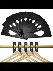 10 Bộ sắp xếp tủ quần áo có thể điều chỉnh kèm bút đánh dấu - Bộ chia tủ quần áo tiết kiệm không gian hiệu quả để phân loại quần áo & trang trí phòng ngủ Quần váy Giày dép Quần jean Bốt Váy - Nhiều màu - Xem 1