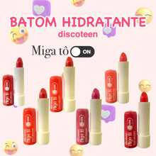 Balm Hidratante Batom com Cor Miga Tô On Discoteen