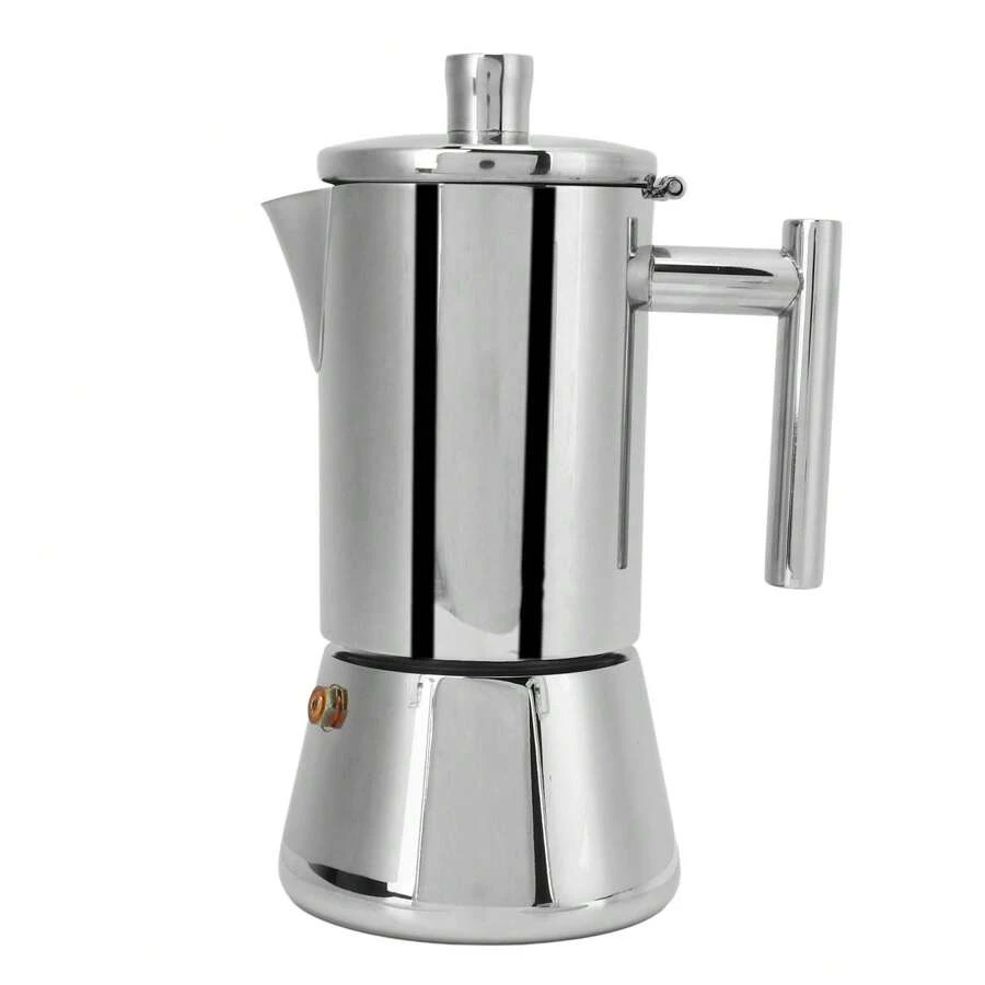 Coffee Making Pot Stainless Steel Coffee Polished Stovetop Kettle