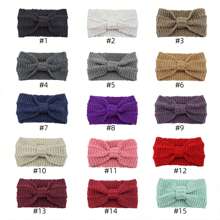 新款秋冬季保暖时尚面料时尚头带女士多用途日常佩戴 - 彩色 - 查看 5