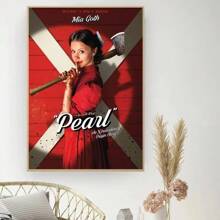 1 Tranh canvas không khung Pearl 2022, Áp phích phim kinh dị cổ điển, Trang trí tường. - Nhiều màu - Xem 24