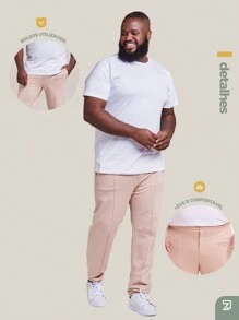 Men Sweatpants - Màu be - Xem 5