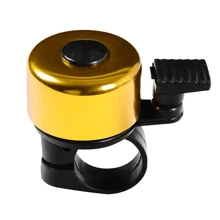 向鈴顏色彩繽紛的小型鋁合金拇指自行車鈴