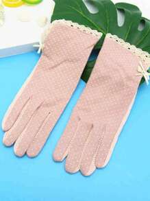 Găng tay lái xe ngắn ngón trùm đầu thoáng khí chống tia UV mùa hè cho nữ, nhẹ, mùa thu - Nhiều màu - Xem 8