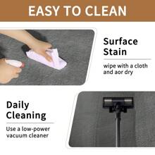 Sour Lemon Carpet Rugs Living Room Large Size, Area Rugs For Bedroom Washable Rug Anti Slip Short Pile Soft Living Room Rug Home Decoration Fluffy Carpets Rugs Extra Large Rugs For Living Room - Gris Oscuro - Ver 4