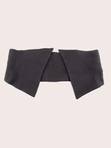 1 chiếc thắt lưng bản rộng thời trang thanh lịch, đa năng, có ve áo, thắt lưng cho nữ, phù hợp với váy, áo sơ mi, áo khoác, phụ kiện thắt lưng corset cho nữ, trang phục cao bồi miền Tây, trang phục đồng quê, thắt lưng đen cổ điển, thắt lưng corset cho nữ, trang phục định hình eo, làm thon gọn eo và kiểm soát bụng, trang phục Halloween - màu đen - Xem 6