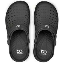 Boaonda Original Kin Orthopedic Clog Babouche Plantar Fasciitis Babouche Spur Slipper Sandal - 黑色/黑色 - 查看 4