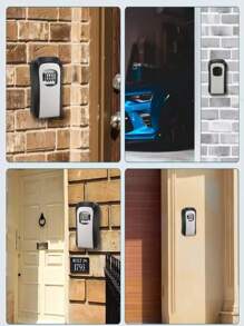 Key Safe With 4-Digit Programmable Password Allows Changes - màu đen - Xem 3