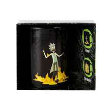 RICK AND MORTY Taza magica Rick 350ml - Negro - Ver 3