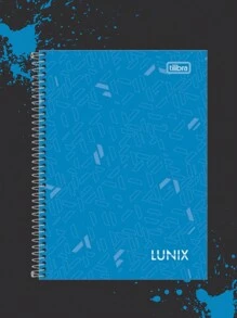 Lunix 1/4 Spiral Notebook 80 Sheets - Tilibra Back To School - Xanh nhạt - Xem 1