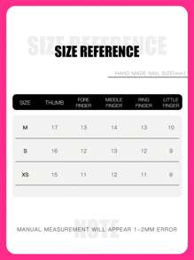 10片手工指甲秋冬按压假指甲丝绒设计可穿戴假指甲丝绒哑光美甲套装纯白指甲美甲用品带果冻胶和擦指甲片 - 白色 - 查看 5