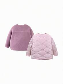 mini bala Waterproof Reversible Padded Jacket For Children Thick Winter Padded Coat