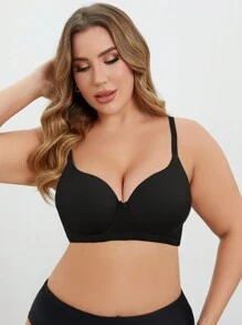 Plus Size Bra Underwired Underwear Push-Up Comfortable Underwear