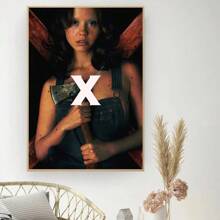 1 Tranh canvas không khung Pearl 2022, Áp phích phim kinh dị cổ điển, Trang trí tường. - Nhiều màu - Xem 22