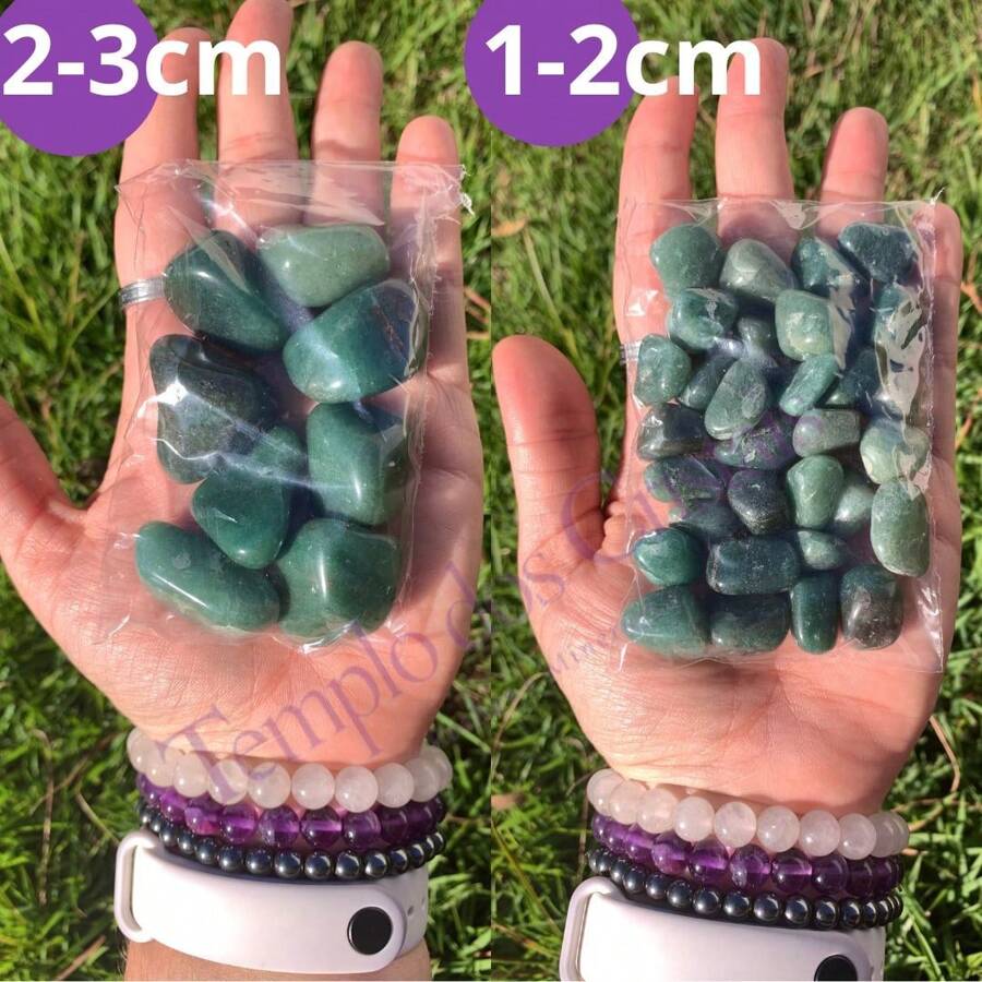 Tumbled Stone 100g - Wholesale Natural Crystal Tumbled Stone - 綠石英 - 查看 1