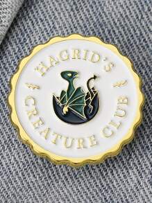 1pc Unique Zinc Alloy Creative Enamel Badge Brooch For Women - Fashion Accessory Pin For Backpacks, Hats And Jackets - Perfect Birthday Gift For Friends And Family School Office Accessories Shirts Jewelry Christmas Halloween Clothes Pin Funny Cute Teacher Gifts Costume Accessories Bag Charms - 1pc - View 5