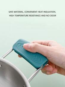 Extra Thick Silicone Heat Resistant Cooking Gloves, Pot Handle Gripper Sleeve For Cast Iron Cookware