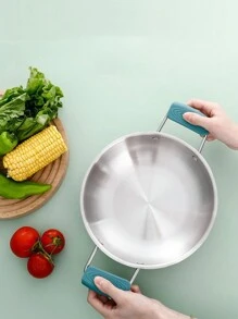 Extra Thick Silicone Heat Resistant Cooking Gloves, Pot Handle Gripper Sleeve For Cast Iron Cookware