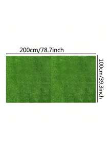 Nejlue Artificial Flowers/Plants1111 Home & Living 1pc Artificial Grass Door Mat Indoor/Outdoor Rug Green Turf Perfect For Multi-Purpose Home Entryway Scraper Garden Doormat Dog Mats - Green - View 13