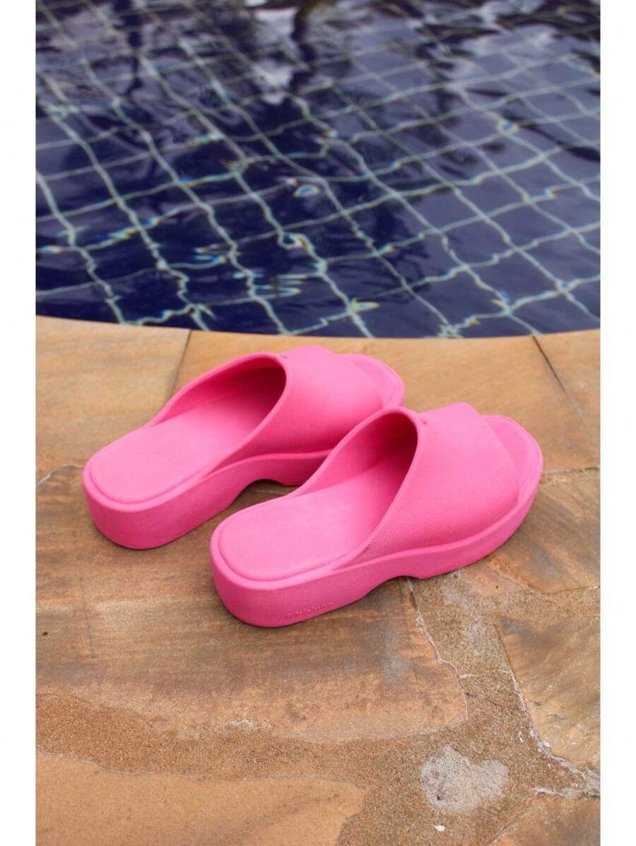 Women's Cloud V Platform Sandal Launch Light And Comfortable 34 To 40 - JV Shoes - 淺粉色 - 查看 1