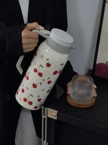 1pc 1500ml/50.74oz Cherry Heart Series, Bình thủy tinh cách nhiệt chân không hai lớp bằng thép không gỉ, thích hợp cho văn phòng, gia đình, ngoài trời, nhà hàng, quà tặng ngày lễ và sinh nhật - Nhiều màu - Xem 4
