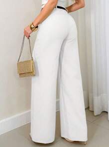 WOMEN'S DRESS PANTS TAILORING SUMMER 2025 - 白色 - 查看 3