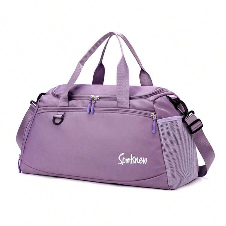 Waterproof Travel Bag Gym Fitness Bag - Mauve Purple - View 1