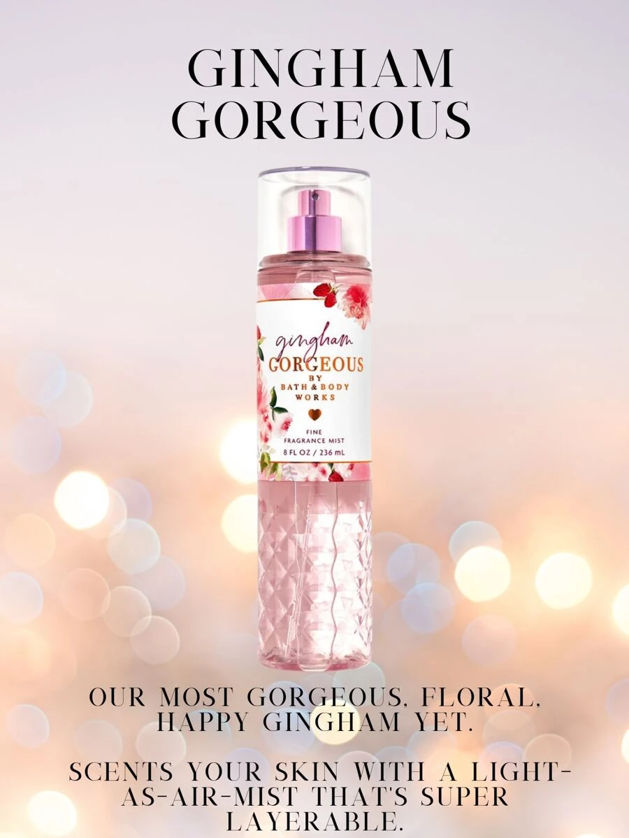 Bath And Body Works Body Spray Body Mist Fragrance - Gingham Gorgeous - View 1