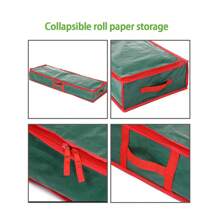 1 Piece, Christmas Gift Wrapping Paper Storage Bag, 41-Inch Gift Wrapping Organizer, Under Bed Storage Box Container, Ribbon, Christmas Wrapping Paper Storage Bag,Boho Vibes,For Holiday Beach, Bathroom Collection, Bedroom Collection, Large Capacity - Multicolor - View 5