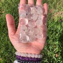 Tumbled Stone 100g - Wholesale Natural Crystal Tumbled Stone - 透明石英 - 查看 2