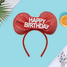 全新可爱蝴蝶结生日派对头带 - 多色 - 查看 13