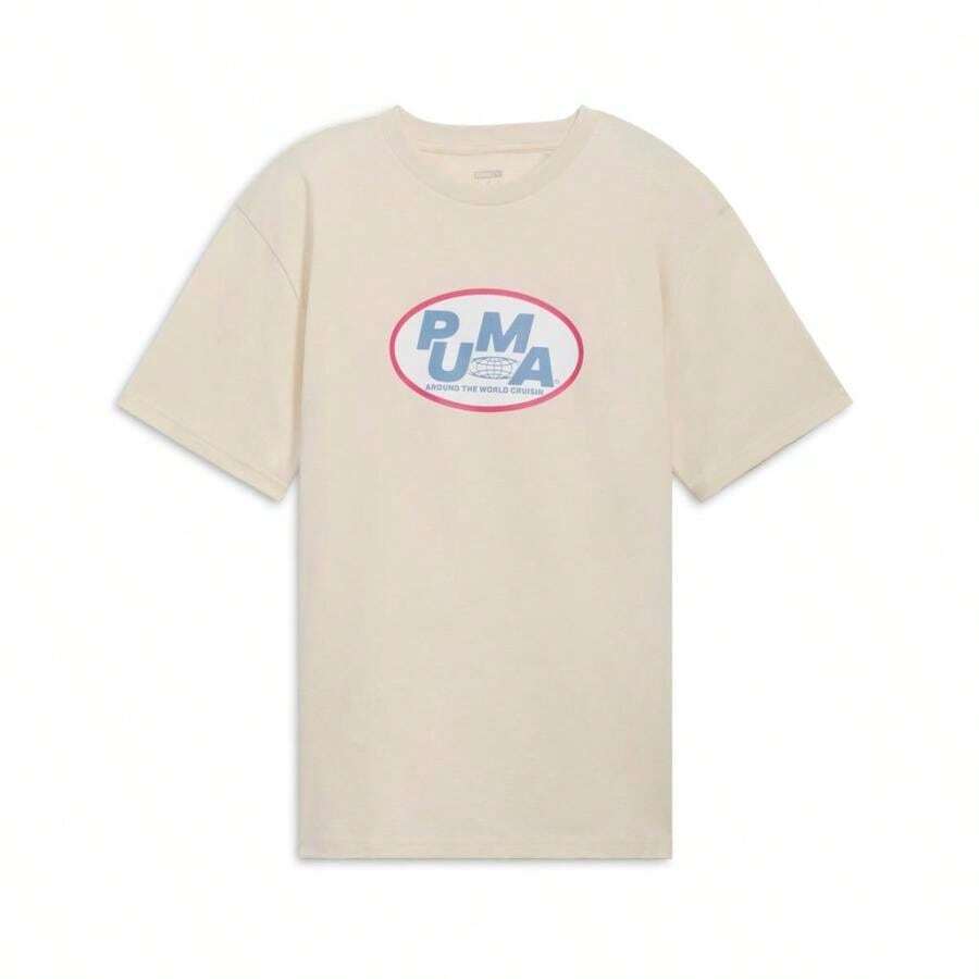 | Camiseta de logo Expedin de los CLÁSICOS de  para hombres - Nieve alpina/azul - Ver 1