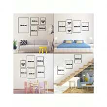 1 幅帆布画北欧海报雪域森林驯鹿圣诞老人圣诞树墙壁艺术画适用于客厅装饰无框架 - 彩色 - 查看 3