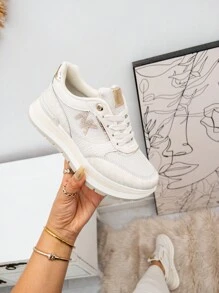 Chaussures de tennis décontractées pour femmes, Baskets confortables avec plateforme pour femmes 2024-2025, Baskets mode pour femmes, livraison estimée 1 à 3 jours ouvrables (Péninsule)