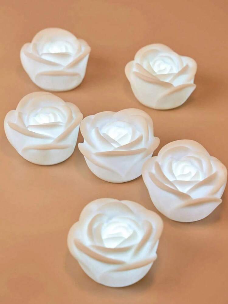 1pc LED发光玫瑰,情人节礼物,大气装饰玫瑰灯家居装饰,台面装饰,求婚蜡烛玫瑰,婚礼玫瑰,情人节场景装饰,餐桌装饰,厨房装饰灯,浴室氛围装饰,家居装饰灯,卧室装饰小夜灯,小夜灯,派对装饰,壁炉架装饰灯 - 彩色 - 查看 6