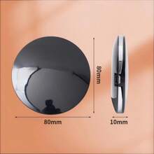 Espejo de maquillaje circular con ampliación 2X, tres niveles de atenuación, tapa portátil abatible, iluminación LED y carga USB. Espejo de belleza con un lado ampliado 2X. Idea de regalo única, genial y elegante para hombres y mujeres.