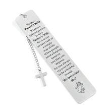 1pc Personalised God Bookmark Christian Collection, Thanksgiving Metal Bookmark Reading Marker Book Accessory Gift For Book Lovers - one-size - View 2