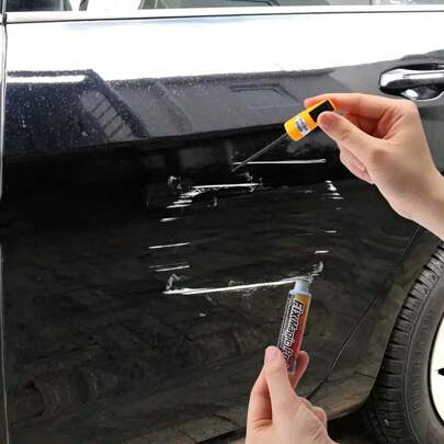 1pc Car Scratch Repair Black Touch Up Paint Pen, opções de várias cores disponíveis, adequado para vários modelos de carro