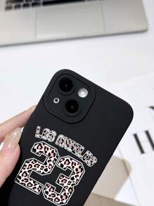 1 Ốp lưng điện thoại mềm họa tiết da báo bóng rổ thể thao mắt mèo đen tương thích với iPhone 11/12/13/14/15/16 Pro Max - Nhiều màu - Xem 4