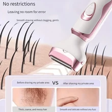 New 4-In-1 Multifunction Electric Shaver, Portable Rechargeable Electric Facial Hair Trimmer With 4 Heads, Women Electric Beauty Shaver For Face, Nose, Legs, Armpits, Grooming Tool, Great For Halloween, Christmas Gifts