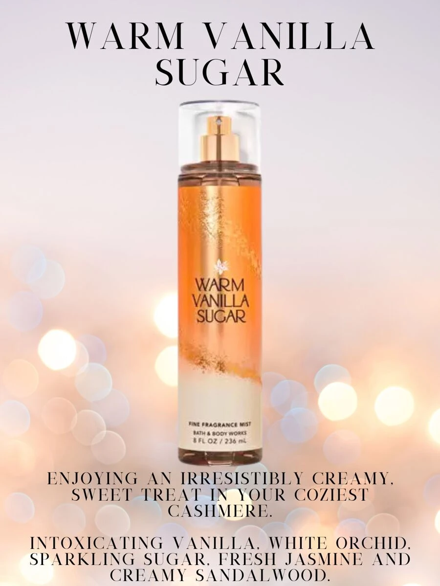 Bath And Body Works Body Spray Body Mist Fragrance - Warm Vanilla Sugar - View 1