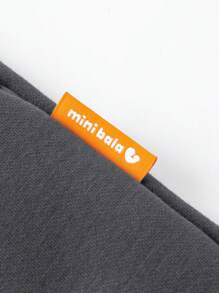 mini bala Tween Boys 远红外保暖内衬长裤 2024 秋冬新品系列 - 中灰 - 查看 7