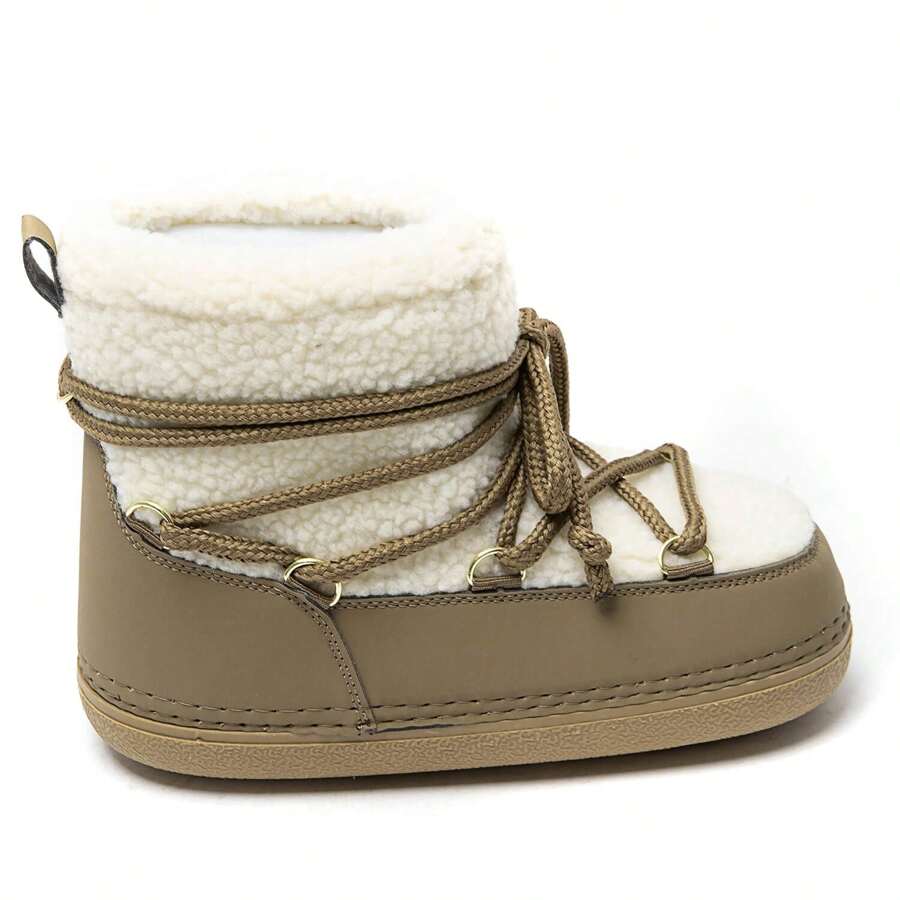 Women's Lined Ski Boots – Comfort And Warmth For Winter - Green - View 1
